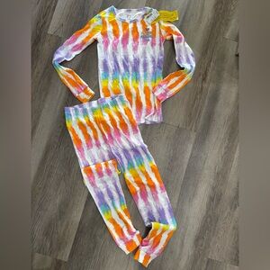 NWT pj place tie dye popsicle bright pj set